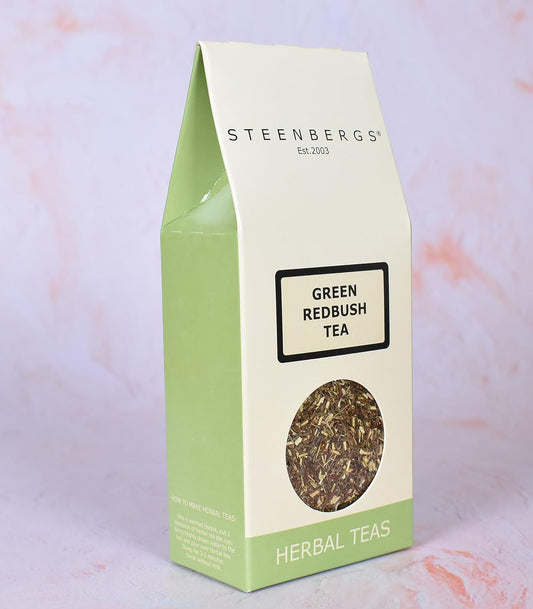 Steenbergs Green Redbush Loose Leaf Tea 90G