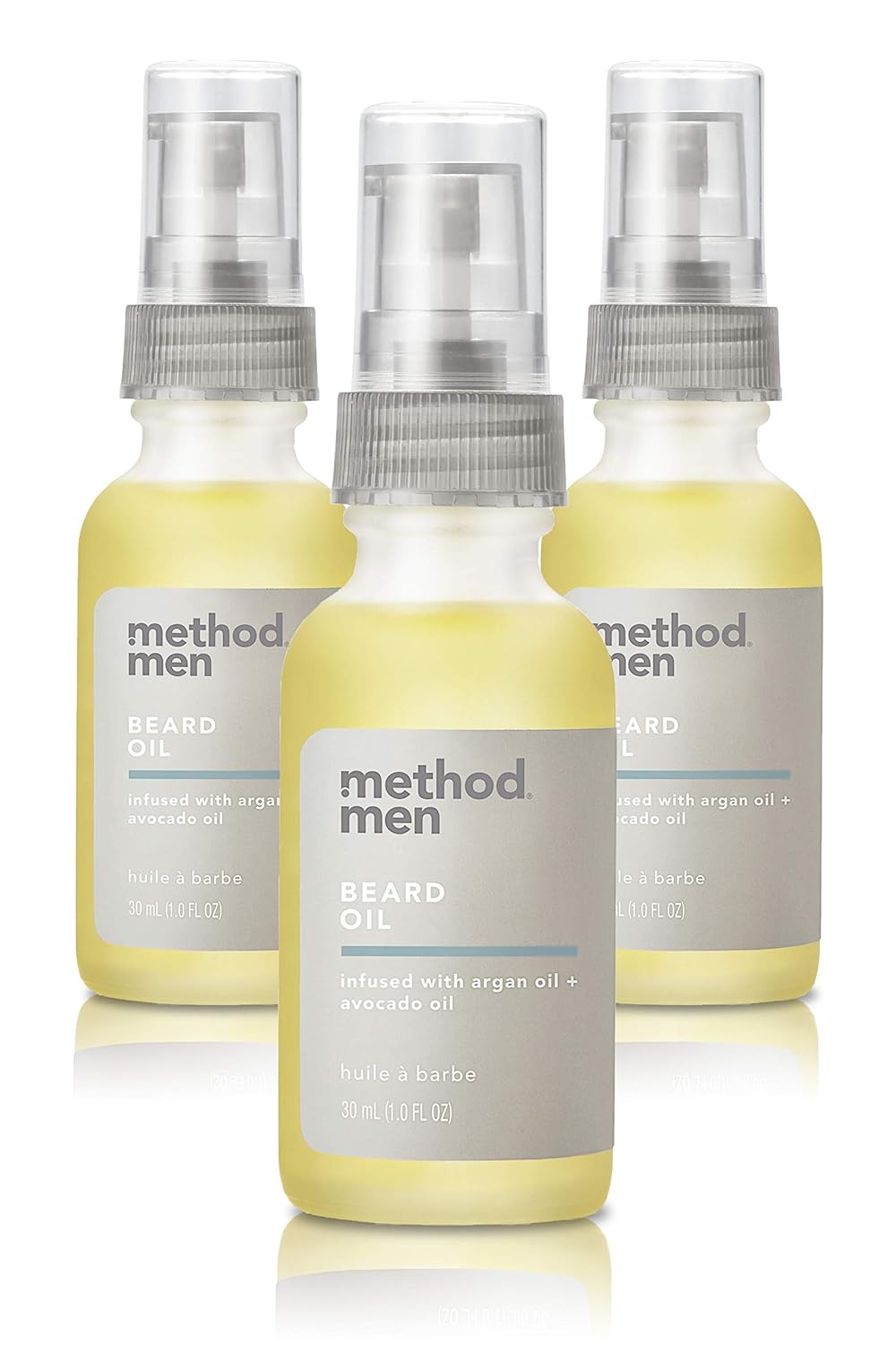 Method Men Beard Oil, Sea + Surf, 1 Ounce, 3 pack