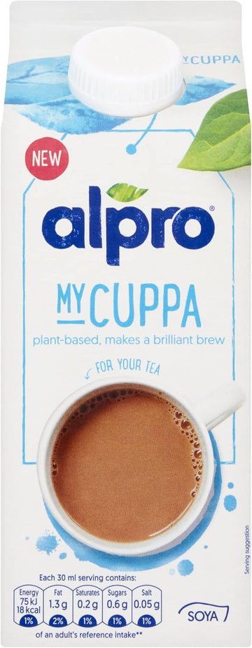 Alpro Soya My Cuppa Plant-Based Chilled Drink, Vegan & Dairy Free, 750Ml