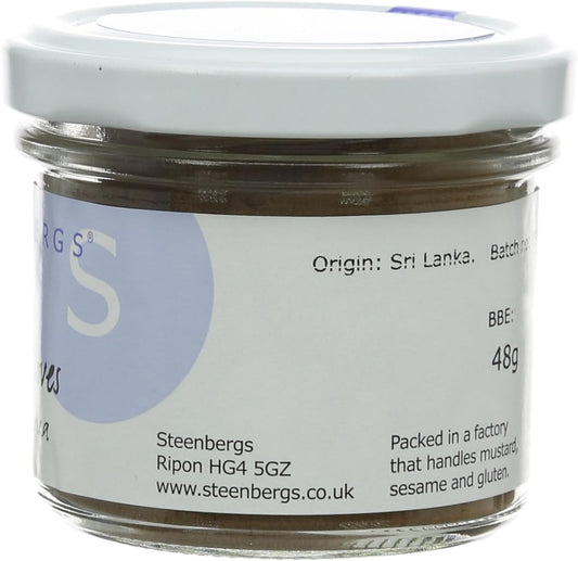 Steenbergs Organic Ground Cloves Powder Standard Jar 48G