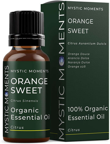 Mystic Moments | Organic Orange Sweet Essential Oil 500G - Pure & Natural Oil For Diffusers, Aromatherapy & Massage Blends Vegan Gmo Free