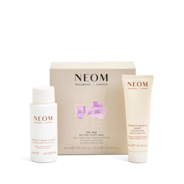 Neom- Oh Mg! Better Sleep Duo Gift Set | Perfect Night'S Sleep Magnesium Bath Milk & Magnesium Body Butter