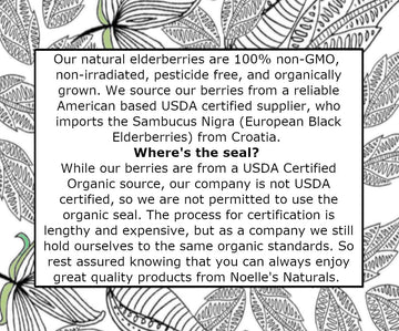 Dried Whole Elderberries - 1 Pound Bulk - Wholesale Elder Berry - For Making Elderberry Syrup, Tea, Gummies, Immune Support - Non-Irradiated - Non-Gmo - Natural And Organic