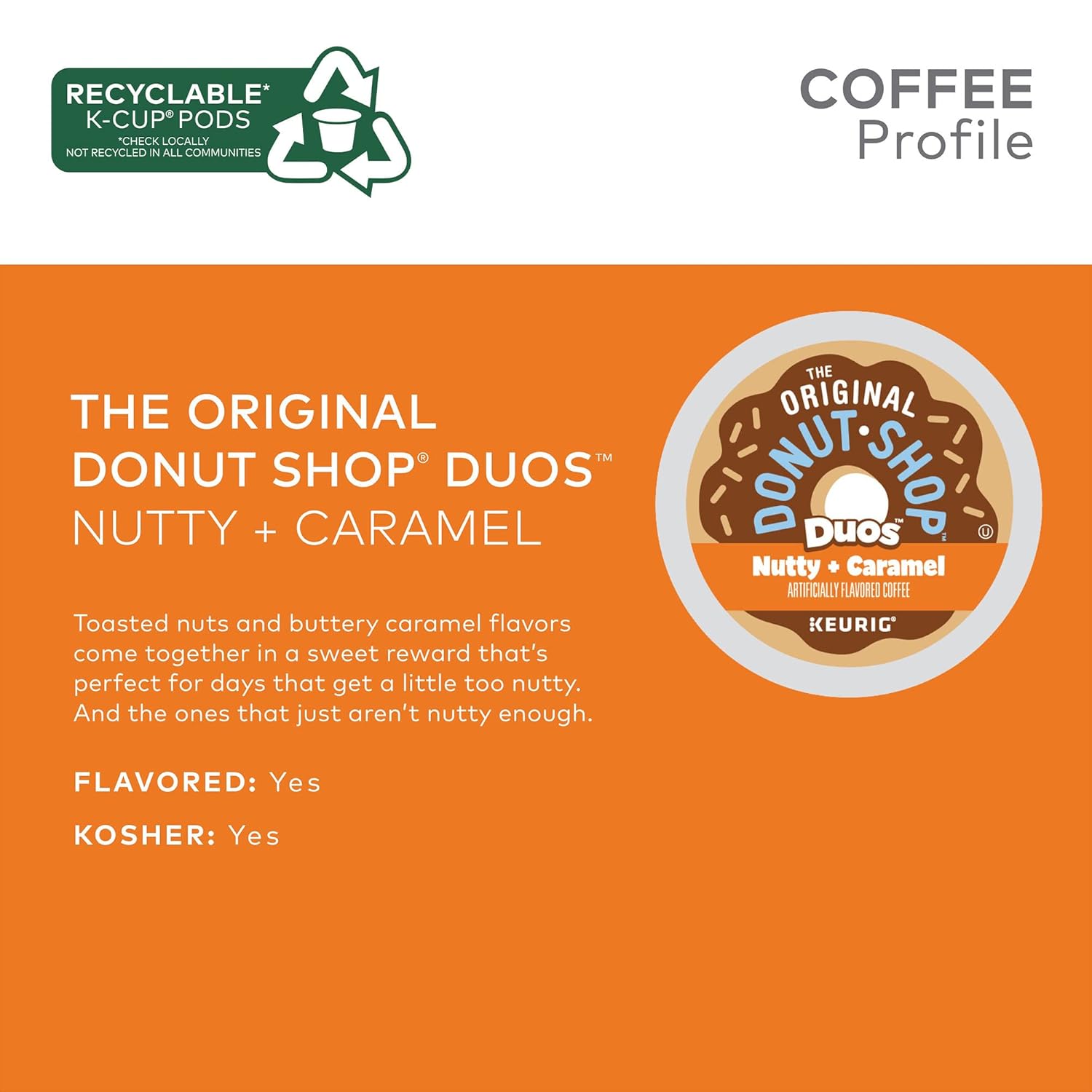 Keurig Donut Shop Coffee Variety Pack, Single Serve K-Cup Pods, 40 Count