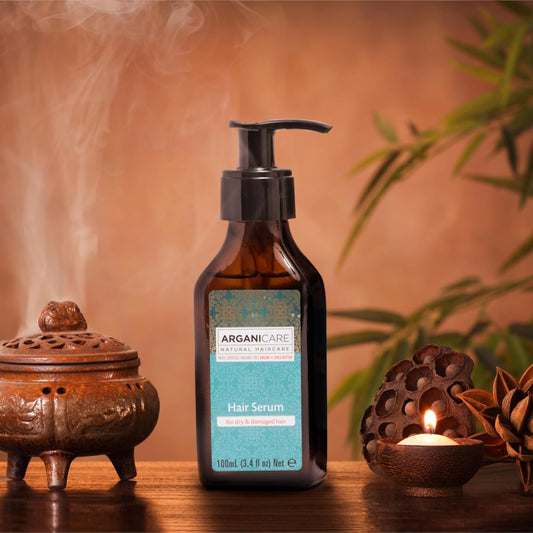 Arganicare | Argan Range | Repair Serum | Organic Argan Oil | Dry And Damaged Hair | Long Lasting Protection | Reduce Breakage | Brings Shine, Strength & Softness | 100Ml