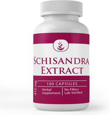 Pure Original Ingredients Schisandra Extract, (100 Capsules) Always Pure, No Additives Or Fillers, Lab Verified