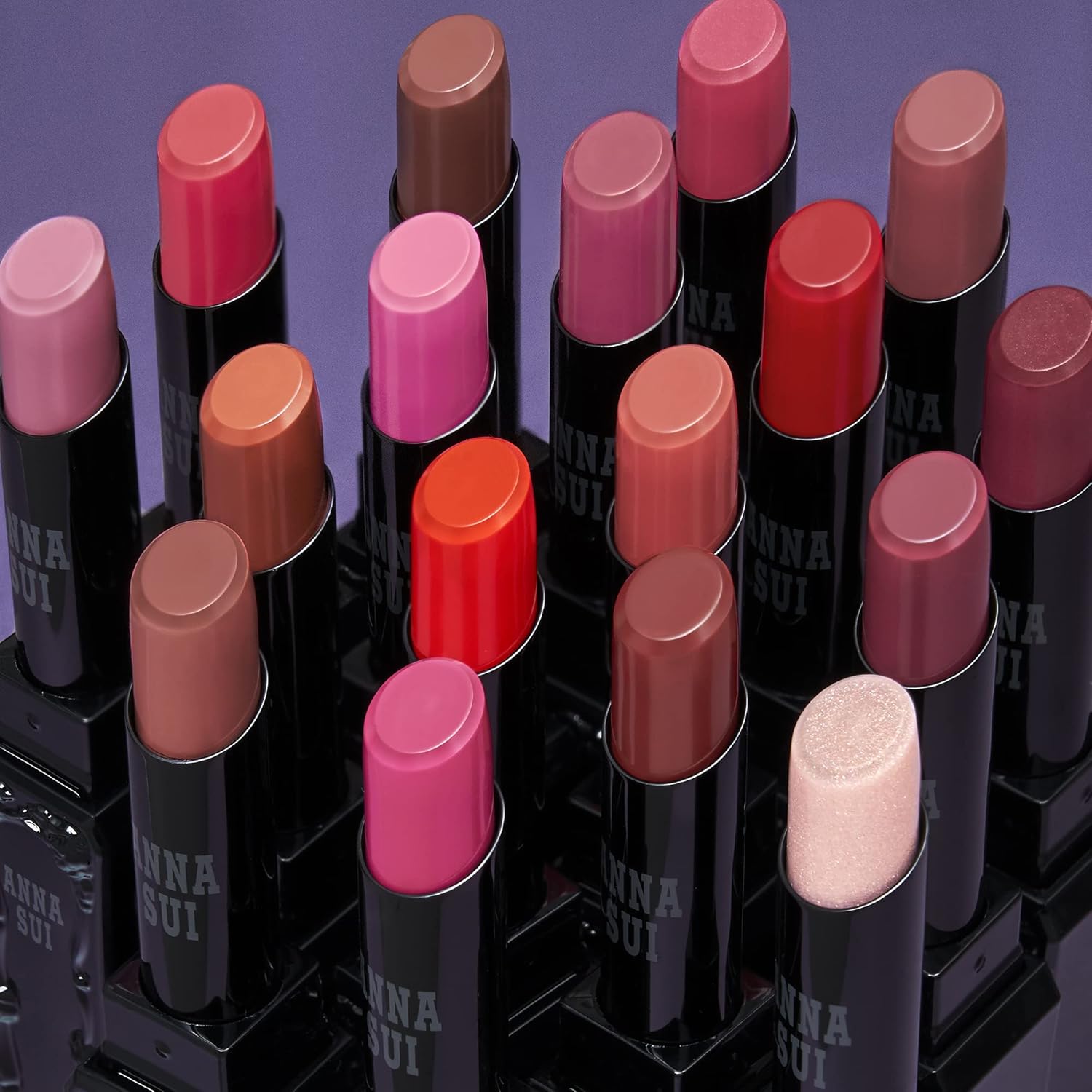 Anna Sui Lipstick Rouge, Smooth Fit Texture, Vibrant Color, Long Lasting Shine And Moisture, 0.12Oz : Beauty & Personal Care