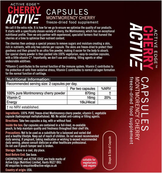 Cherryactive Ch10 Active Edge Capsules 60 Capsules