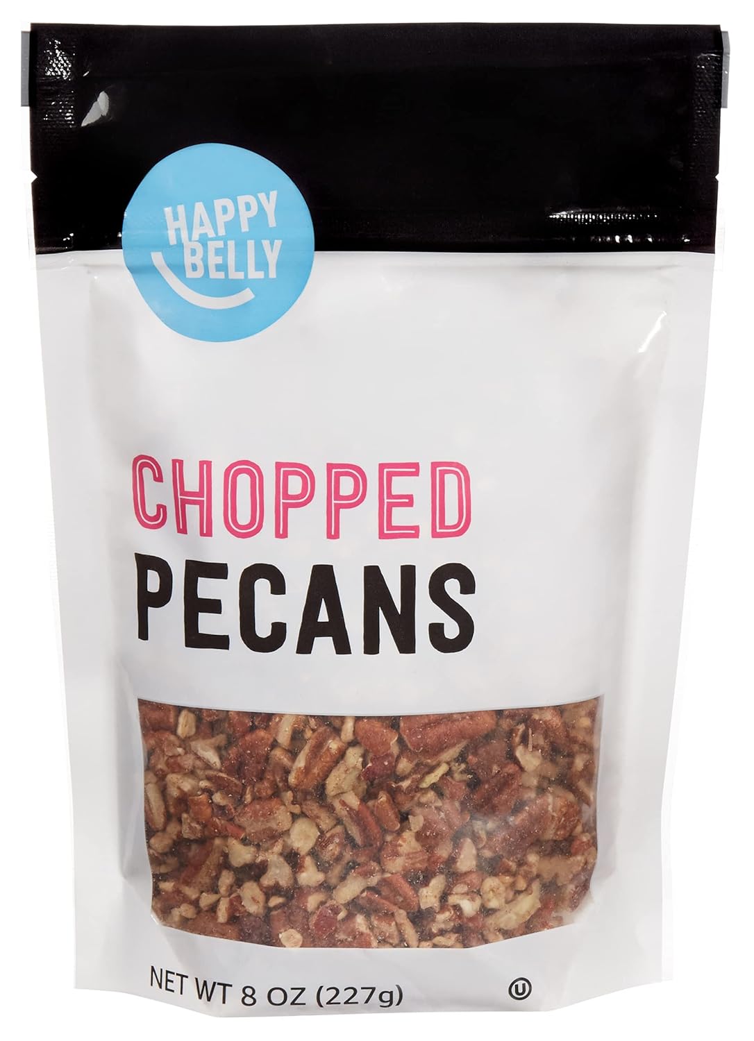 Amazon Brand - Happy Belly Chopped Pecans, 8 oz