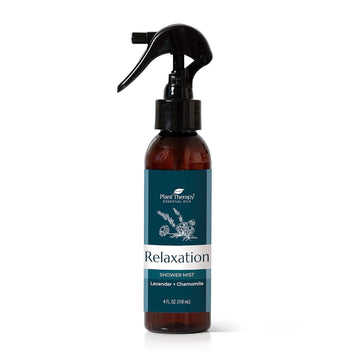 Plant Therapy Relax Shower Steamer Mist 4 Oz Aromatherapy Spray For Spa, Made With Pure & Natural Essential Oils, Calming & Soothing, Deodorizer For Bathroom, Great For Evening Showers, Made In Usa