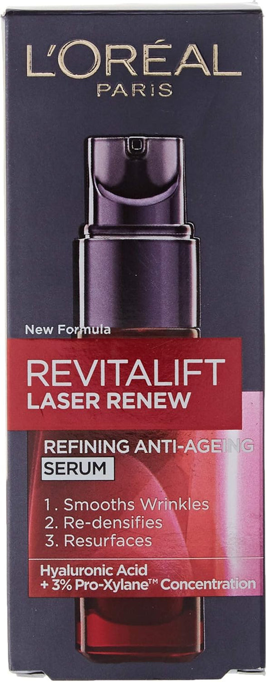 L'Oreal Paris Revitalift Laser Renew Anti-Ageing Pro-Xylane Skin Care Serum, 30 Ml (Packaging May Vary )