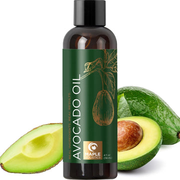 100% Pure Avocado Oil For Skin And Nail Care Plus Dry Hair Treatment And Facial Oil Moisturizer - Natural Hair Oil And Carrier Oil For Essential Oils Mixing (4 Fl Oz)