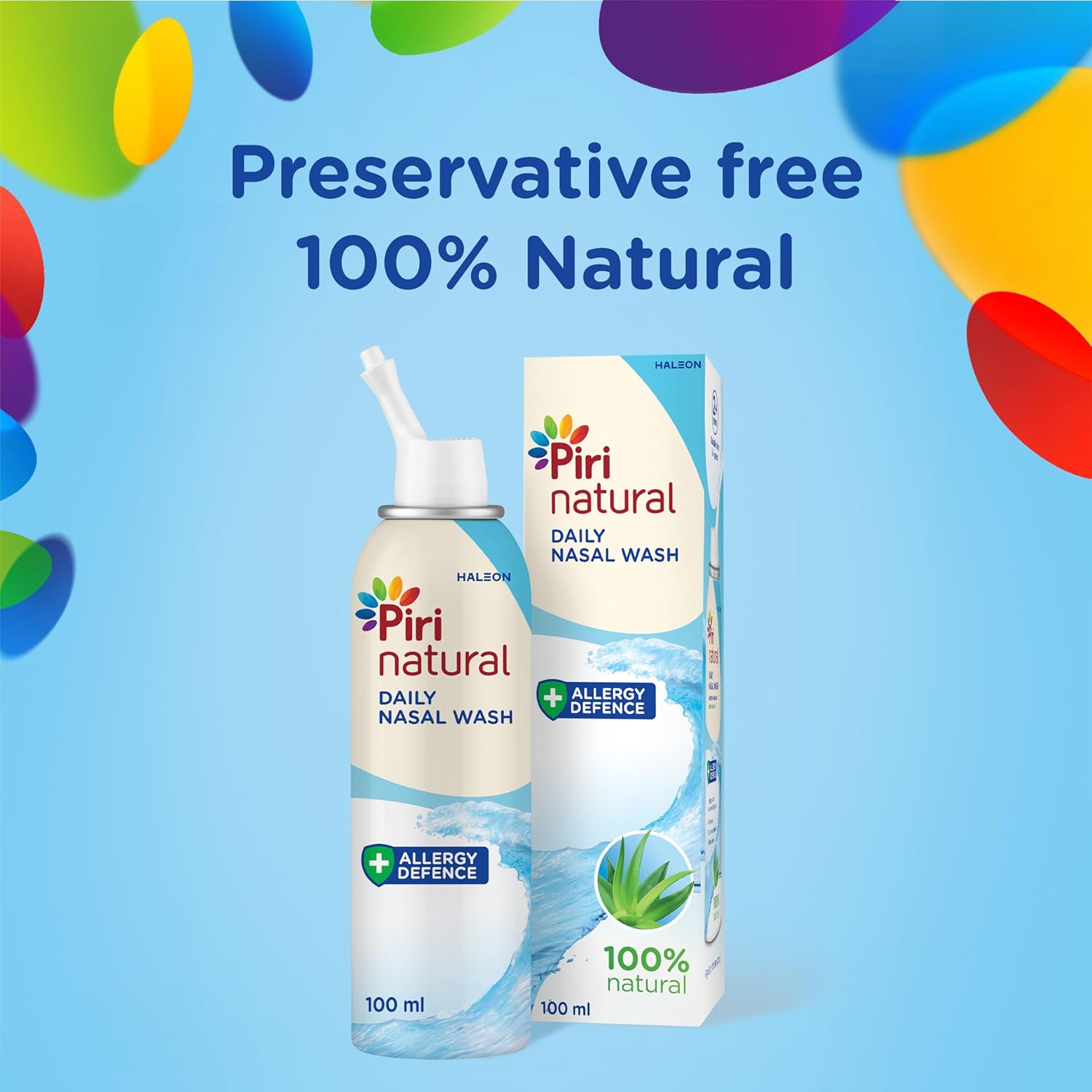 PiriNatural Nasal Spray, Allergy Defence, Allergens Hayfever & Dust wash, 100ml Packaging may vary : Amazon.co.uk: Baby Products