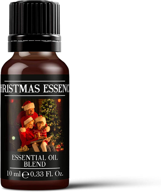 Mystix London | Christmas Essence Pure & Natural Essential Oil Blend 10ml - for Diffusers, Aromatherapy & Massage Blends | Perfect as a Gift | Vegan, GMO Free