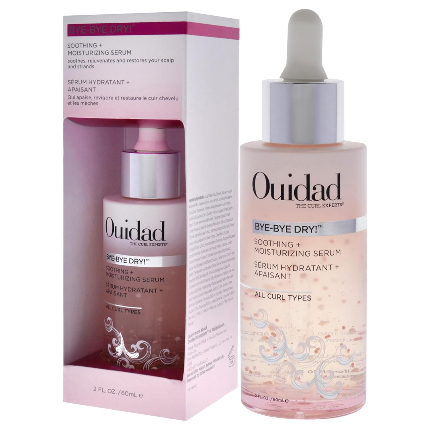 OUIDAD Bye Bye Dry Scalp Booster - Soothing and Moisturizing Serum - 2oz, 2 oz. : Beauty & Personal Care