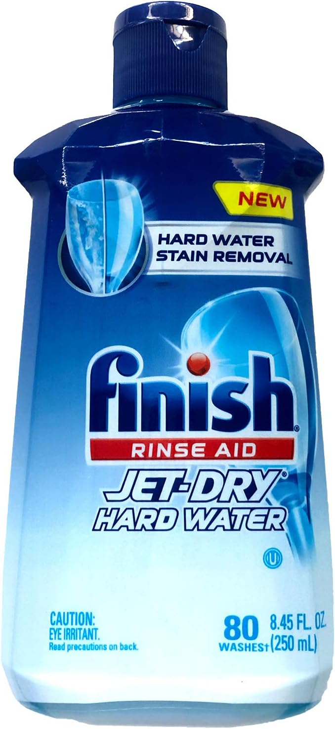 Finish Jet Dry Dishwasher Rinse Aid, Hardwater Protection