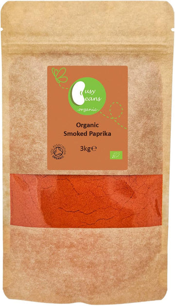Organic Smoked Paprika - Certified Organic - By Busy Beans Organic (3Kg)