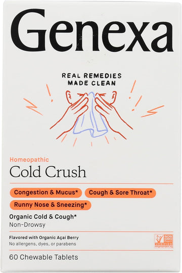 Genexa, Cold Crush Acai Berry Organic, 60 Count