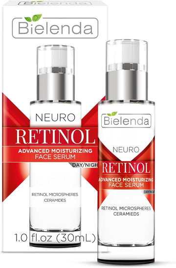 Bielenda Neuro Retinol Face Serum With Retinol And Ceramides, Anti-Ageing, Anti-Wrinkle, Day/Night, 30 Ml