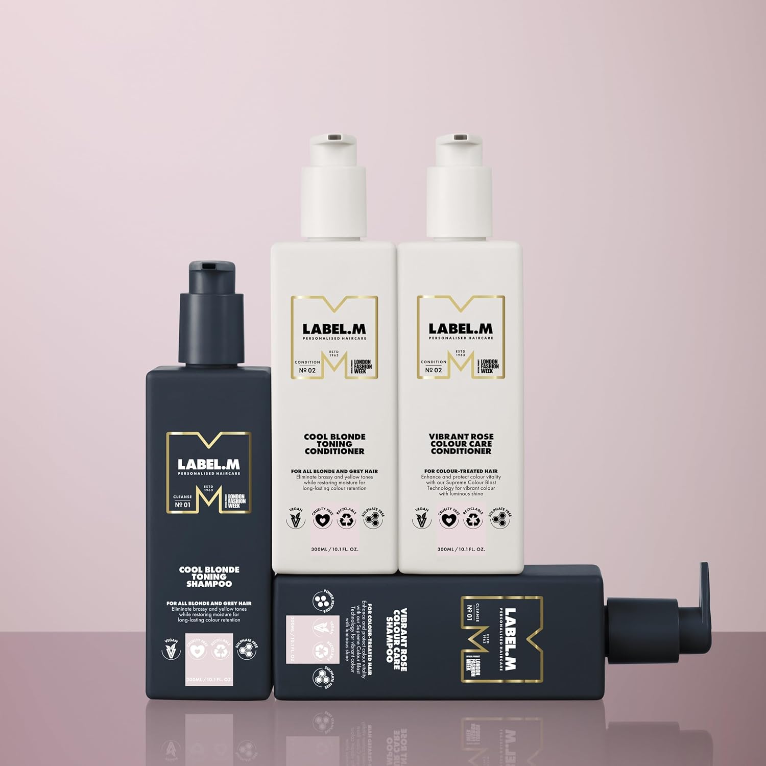 LABEL.M Cool Blonde Toning Conditioner 300ml – With Recyclable Pump : Amazon.co.uk: Beauty