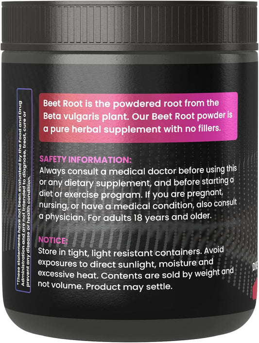 Pure Beet Root Powder, 11.2 Oz, Nitric Oxide, Always Pure