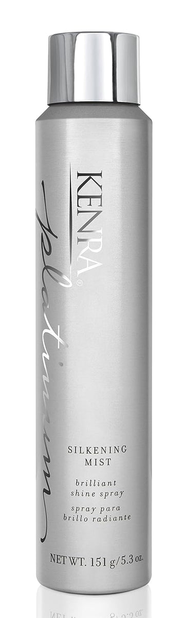 Kenra Platinum Silkening Mist | Brilliant Shine Spray | Smooths Flyaways, Detangles And Tames Frizz | Humidity Protection | All Hair Types