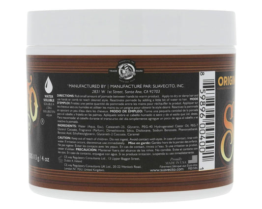 Suavecito Pomade For Men - Medium Hold Shine Water Based Oz Pack Wax Like Flake All Day Hair Free Gel Hairstyles Easy To Wash Out