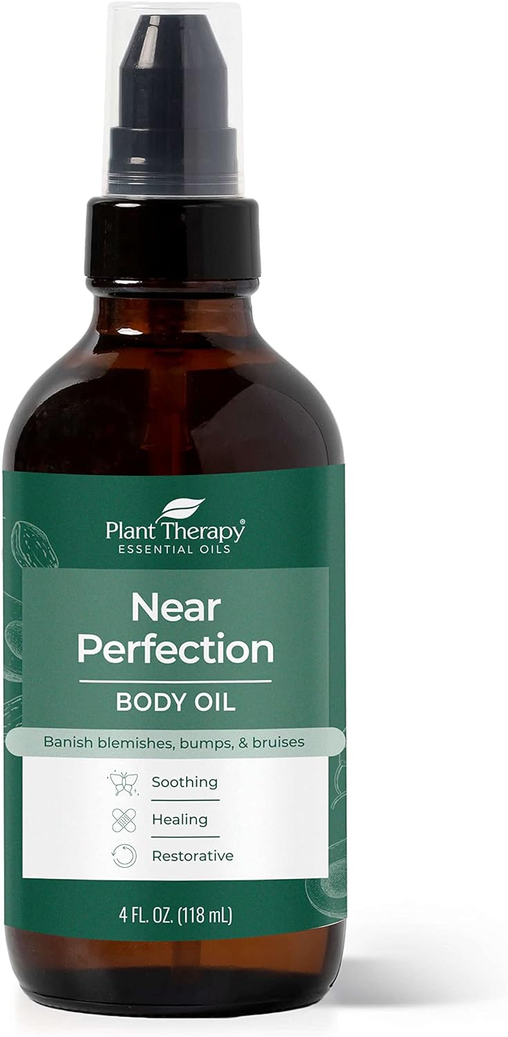 Plant Therapy Near Perfection Carrier Oil Blend 4 Oz Base For Essential Oils Or Massage (Ideal For Skin Imperfections)