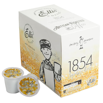 Ellis Coffee - 1854 Roast - Dark Roast - Single Serve Coffee Pods - For Use In Most K-Cups And Keurig 2.0 Brewers - 24 Coffee Pods