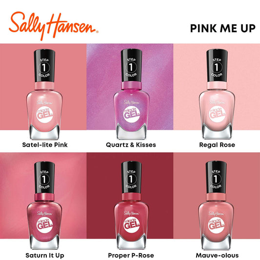 Sally Hansen Miracle Gel Nail Polish, Shade Birthday Suit #219 (Pack Of 2)