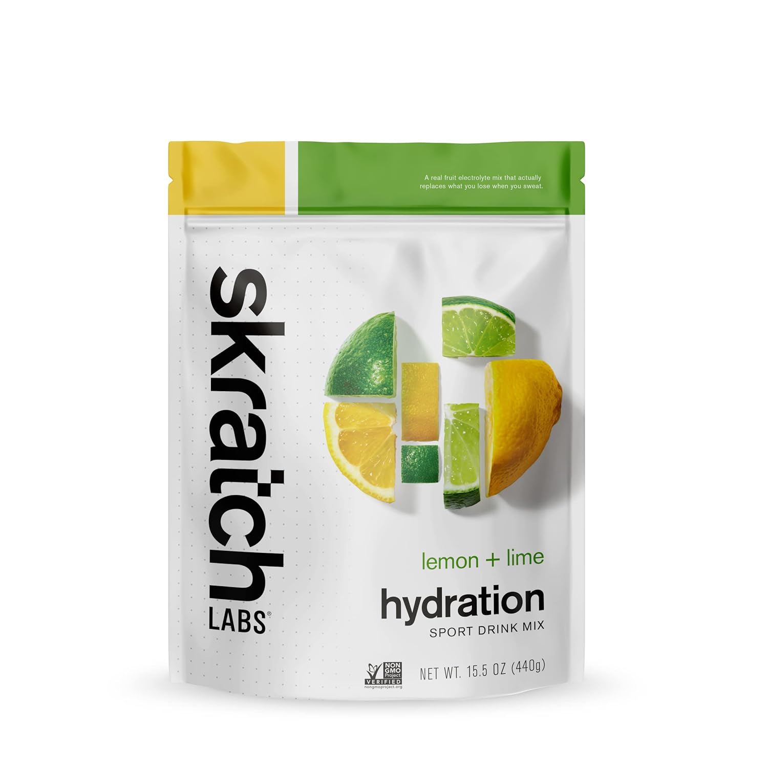 Skratch Labs Hydration Powder | Sport Drink Mix | Electrolytes Powder For Exercise, Endurance, And Performance | Lemon + Lime | 20 Servings | Non-Gmo, Vegan, Kosher