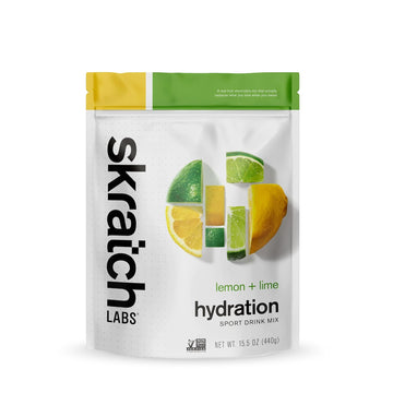 Skratch Labs Hydration Powder | Sport Drink Mix | Electrolytes Powder For Exercise, Endurance, And Performance | Lemon + Lime | 20 Servings | Non-Gmo, Vegan, Kosher