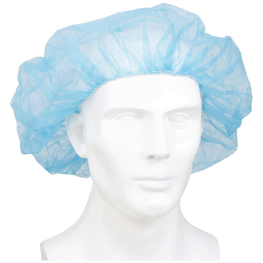 Mckesson Surgical Caps For Women Or Men, Elastic Closure Bouffant Cap - Disposable Hygienic Hair Cover - 24 In, 100 Count