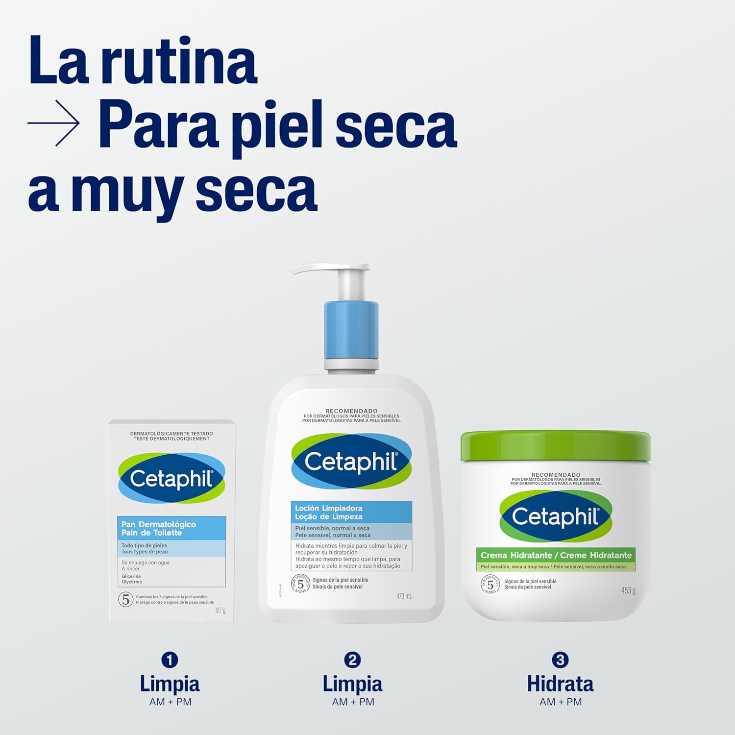 Cetaphil Face & Body Moisturizer, Hydrating Moisturizing Cream For Dry To Very Dry, Sensitive Skin, New 16 Oz, Fragrance Free, Non-Comedogenic, Non-Greasy : Beauty & Personal Care