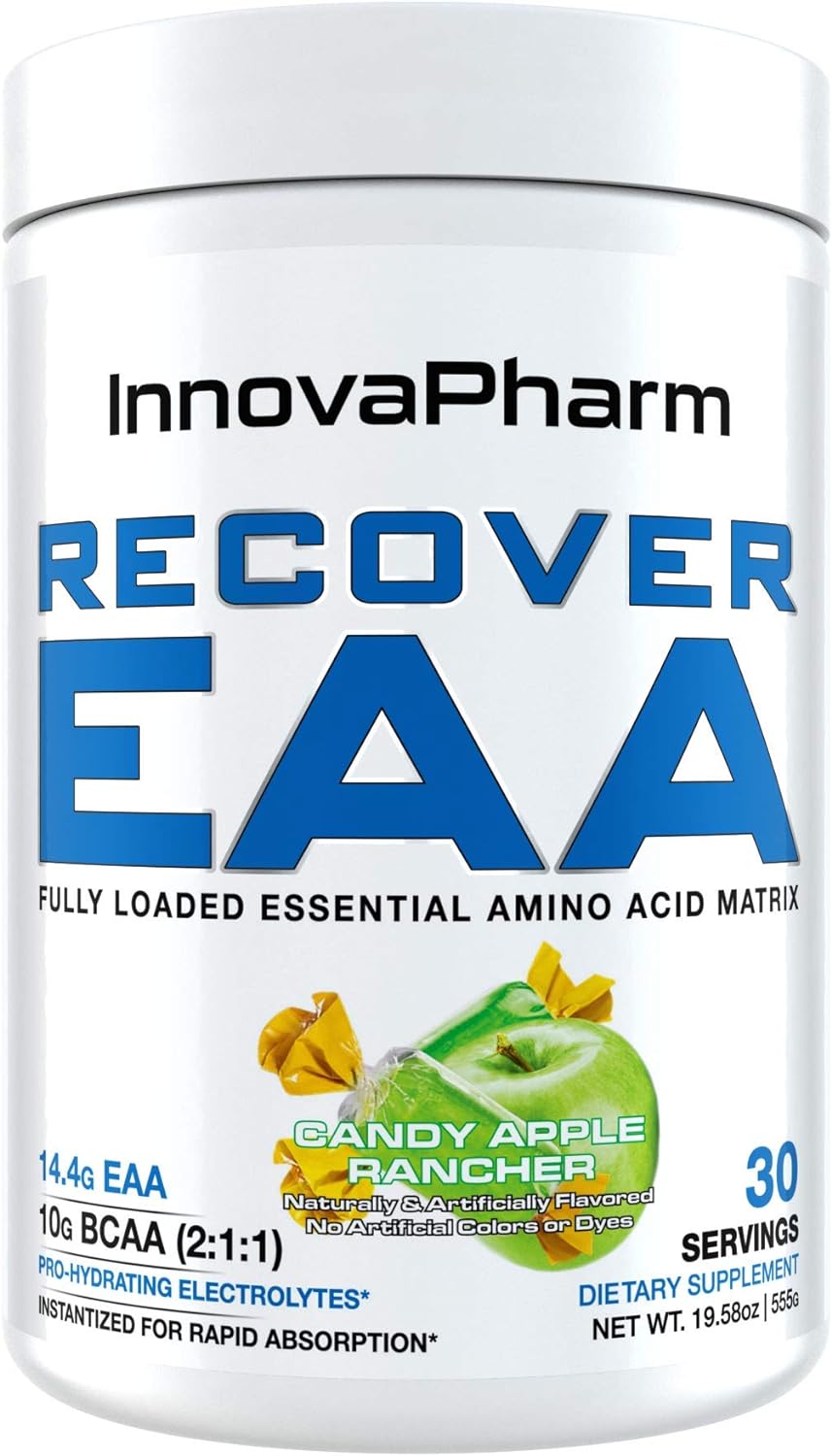InnovaPharm Recover EAA Powder - Candy Apple Rancher -19.5 Ounces