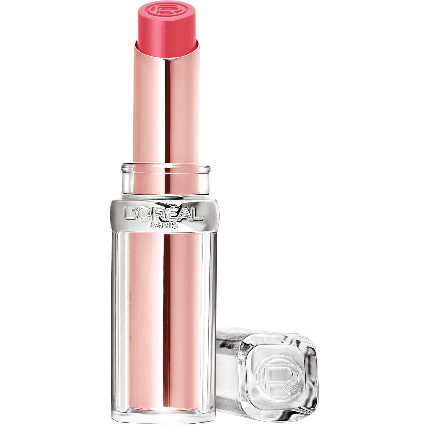 L'Oreal Paris Glow Paradise Hydrating Balm-In-Lipstick With Pomegranate Extract, Peach Charm, 0.1 Oz