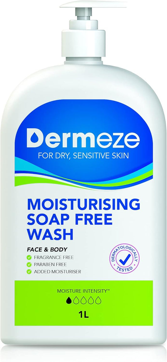 Dermeze Soap Free Wash 1 Litre : Health & Household