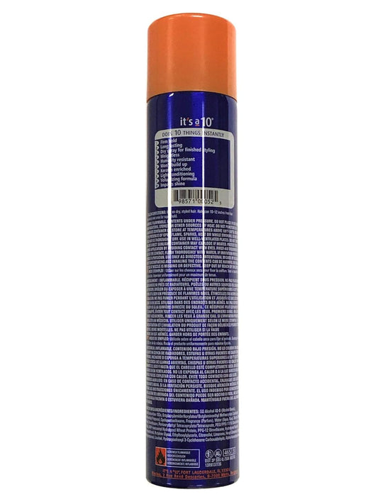 It's a 10 Miracle Super Hold Finishing Hair Spray Plus Keratin, 10 Ounce : Beauty & Personal Care