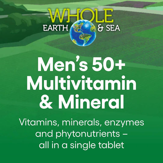 Natural Factors, Men'S 50+ Multivitamin & Mineral, 1 Serving Contains Nutrition Equivalent To « Lb Of Veggies, 120 Tablets
