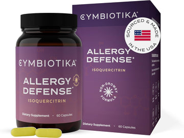 Cymbiotika Allergy Supplement For Immune Support With Quercetin 200Mg, Bromelain 300Mg, Holy Basil, Schisandra Berry, And Bioflavonoids For Cellular Function, Gluten Free, Non Gmo, 60 Capsules