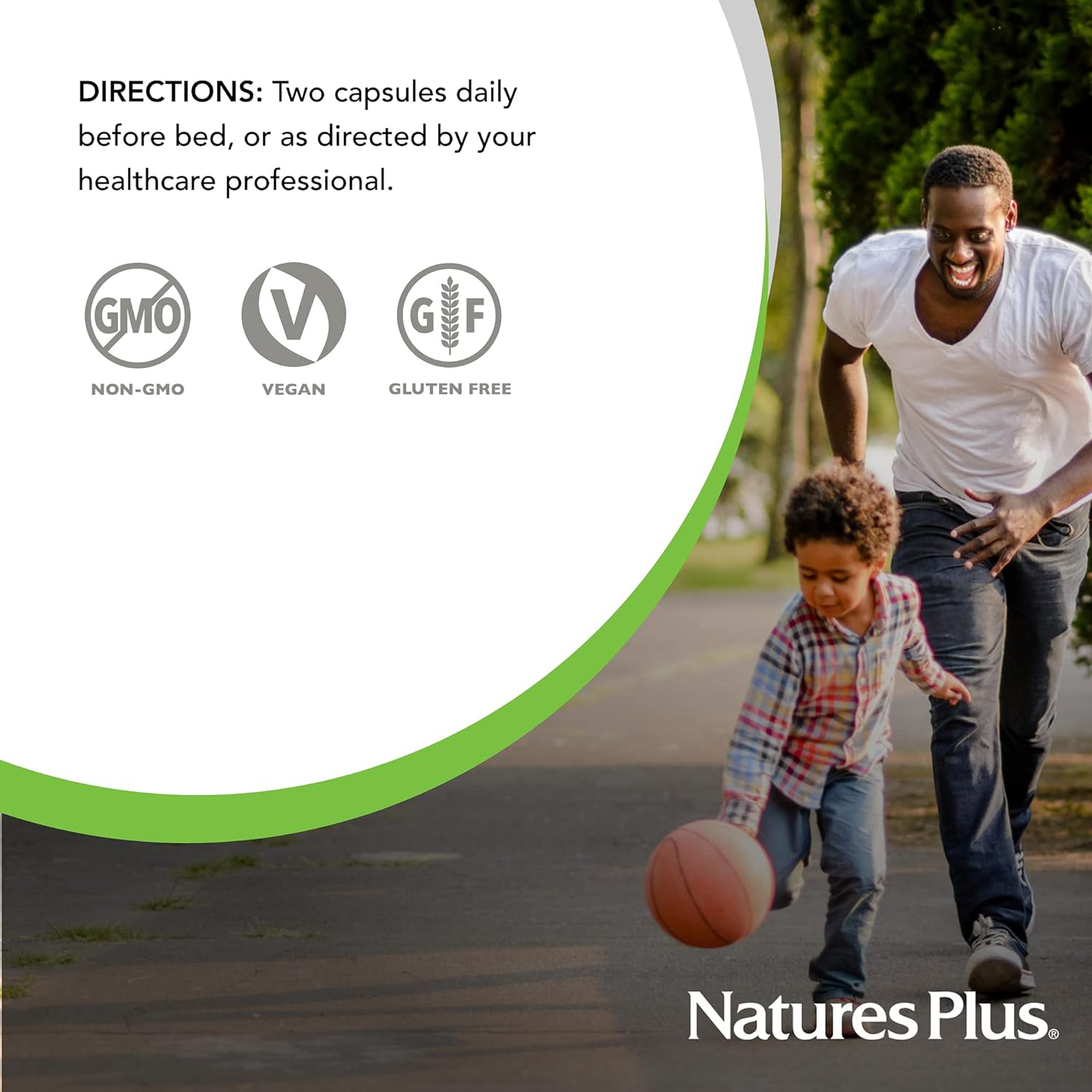 BrainCeutix NaturesPlus Restore - 60 Vegan Capsules - Promotes Healthy Sleep & Nighttime Brain Recovery - Cognitive Support & Optimal Brain Function - Vegetarian, Gluten-Free- 30 Servings : Health & Household