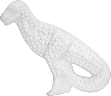 Nylabone Power Chew Dental Chew Toy Durable Dinosaur Dog Toy, Chicken Flavor, Small/Regular (1 Count)