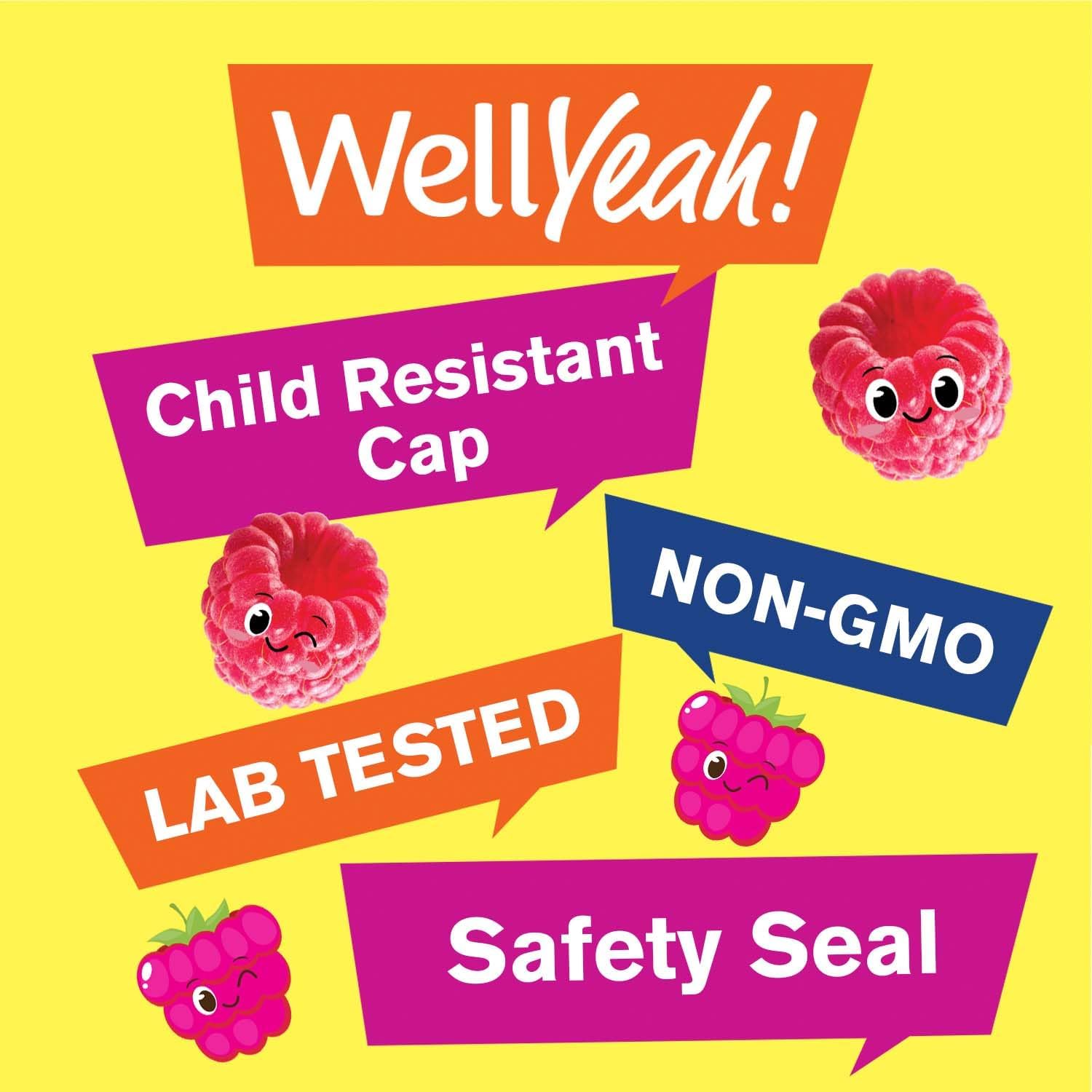 Buy Wellyeah Biotin Gummies For Kids 5000 Mcg - Supports Hair Growth, Skin Health, And Nails - Natural Sourced Flavors - Gmo Free, Gluten Free - Gummy For Boys And Girls - 60 Count On  Free Shipping On Qualified Orders