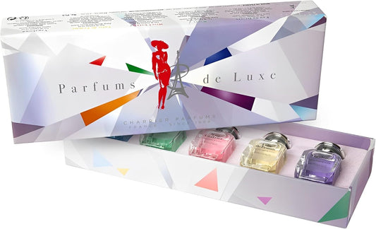 Charrier Parfums "Parfums De Luxe" Gift Set, Multicolored, 60 Milliliters, (Pack Of 5)