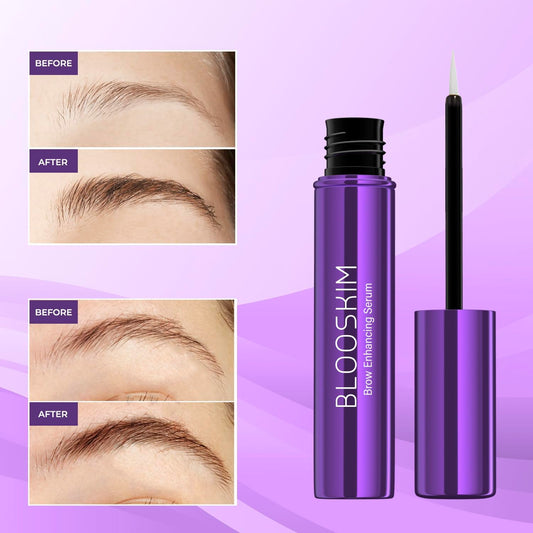 Eyebrow Growth Serum For Women & Men – Natural Brow Enhancing Serum To Grow Thicker, Fuller Brows Fast – Nourishing Eyebrow Hair Growth - 0.17 Fl Oz
