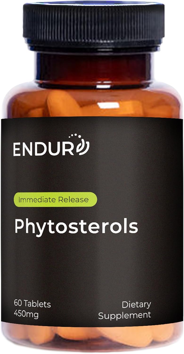 Phytosterols, Immediate Release, Plant Sterols Supplement For Lowering Cholesterol, Beta Sitosterol Supplement, 450Mg, 180 Tablets