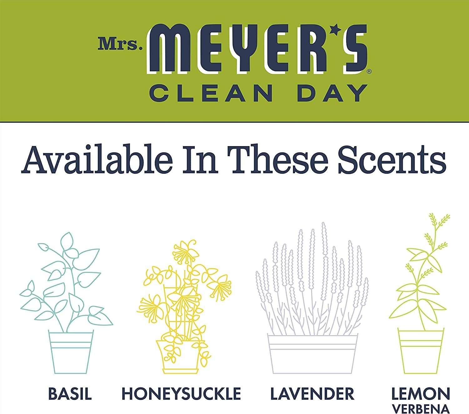 MRS. MEYER'S CLEAN DAY Liquid Dish Soap Refill, Biodegradable Formula, Lemon Verbena, 48 Fl Oz. (Pack of 2) : Health & Household