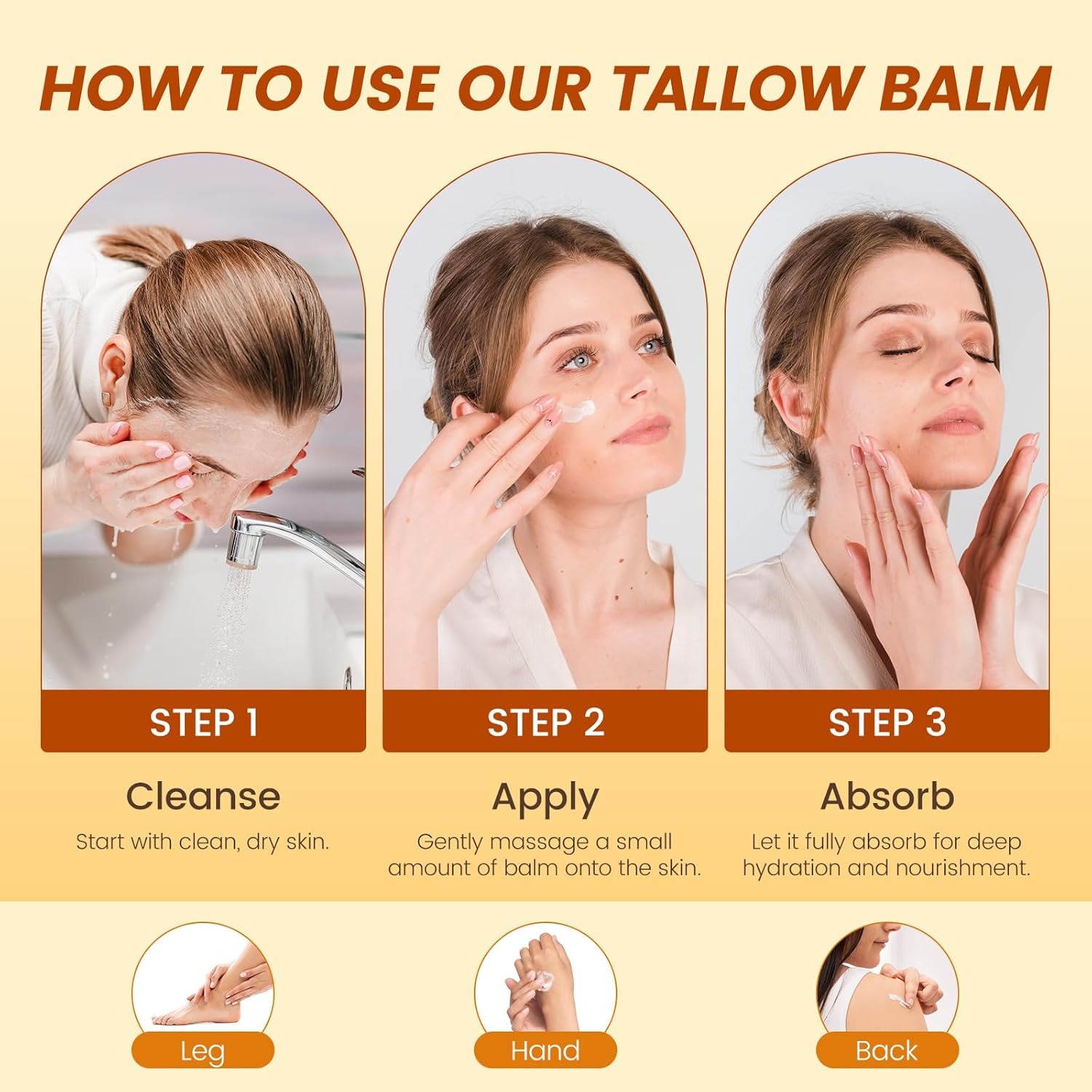 Beef Tallow For Skin 2Oz, Whipped Beef Tallow And Manuka Honey Balm, Beef Tallow For Face And Body, Unscented Skin Care For Dry And Sensitive Skin, Natural Tallow Balm For Hydration And Nourishment