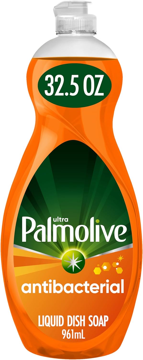 Palmolive Ultra Dish Liquid, Orange, Antibacterial, 32.5 Fl Oz (Pack of 1)