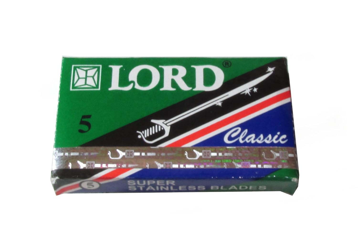 Lord Classic Super Stainless Double Edge Safety Razor Blades, 100 Blades (20X5) : Beauty & Personal Care